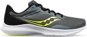 Saucony Mens Convergence Sneaker, Shadow/Citron, 10.5 UK