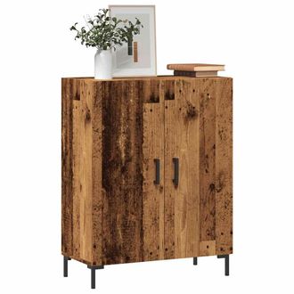 Berkfield Home Sideboard Old Wood 69.5x34x90 cm Engineered Wood in Brown