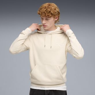 Puma Felpa con cappuccio con grafica PUMA Class da uomo, Abbigliamento, Bianco, XXL