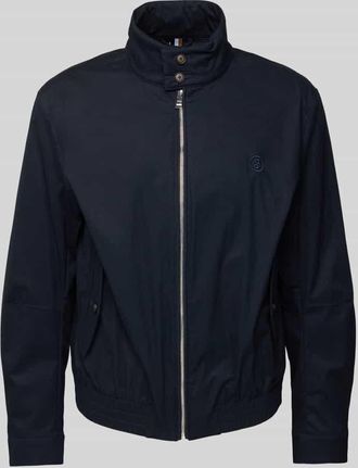 HUGO BOSS Jacke mit Stehkragen in Marine, Größe 54