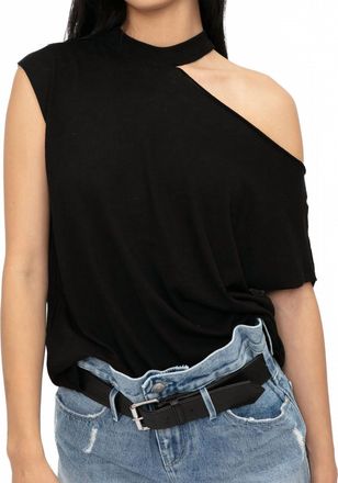 Rta Axel Cotton Cashmere Top In Widow