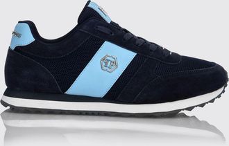 Philipp Plein Sneakers Portofino Runner in camoscio e mesh