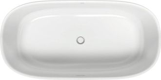 Duravit Zencha Ba&ntilde;era Ovalada, Exenta, Revestimiento Sin Juntas, - Duravit