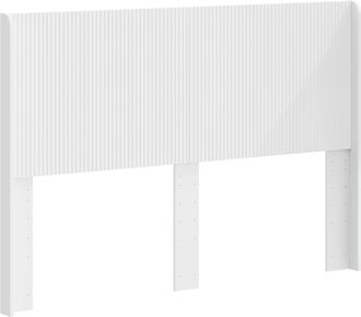 vidaXL Cabecero Blanco Madera De Ingenier&iacute;a Vidaxl