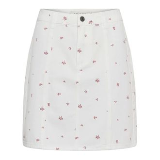 Kaffe KAflora Skirt - - Skirts - Donna - Bianco - L