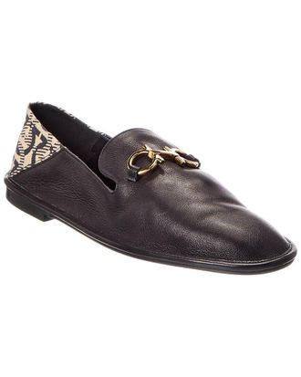 Ferragamo Logo Leather Loafer