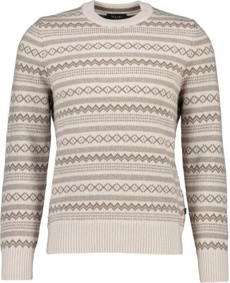 Maerz Pullover met ronde hals - Heren - Truien - Beige - Maat: 2XL Wol