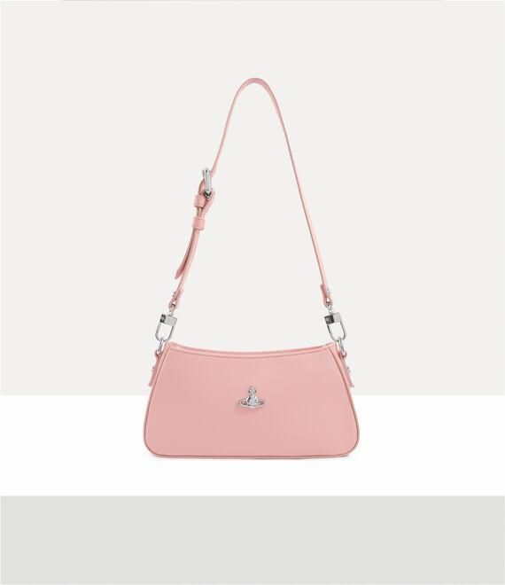 Tasha Shoulder Phone Bag Pu Smooth Pastel-pink
