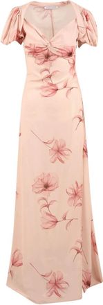 Mar De Margaritas Benedetta Long Dress - Dames - Maxi kleedjes - Roze - S - Polyester - Kleedjes
