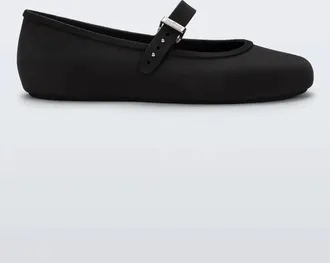 Melissa Womens Ballerina Flat Shoes In Black