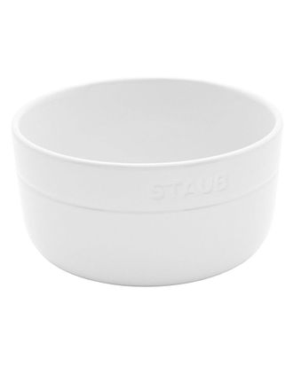 Staub White Set Of 4 Cereal Bowls