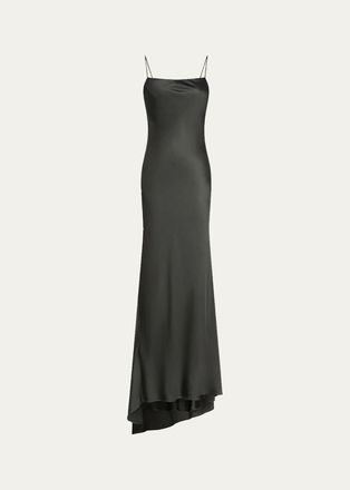 TWP Open-Back Silk Maxi Slipdress