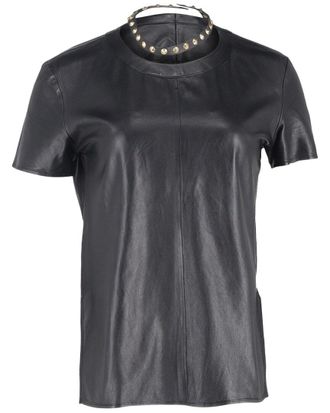 Givenchy Studded-Choker Accent T-Shirt, Size Fr, 34 (Authentic Pre-Loved)