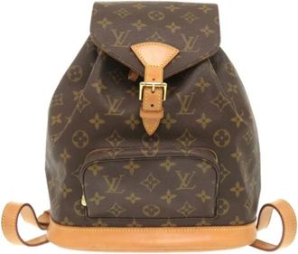 Louis Vuitton Pre-owned Backpacks, female, Brown, Size: ONE SIZE Pre-owned Canvas louis-vuitton-bags