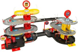 Trade Shop Trade Shop - Maxi Garage 3 Livelli 2 In 1 Con Parcheggio Ascensore Rampe Pitstop E Carwash
