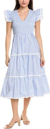 Sail to Sable Smocked Midi Dress