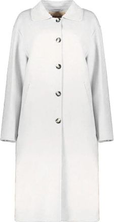 Herno Wollen jas - Dames - Mantel - Wit - 2XL - Wol - Jassen