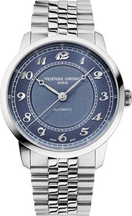 Frederique Constant Classics Premiere Automatic Bracelet Watch, 38.5mm in Silver-Tone at Nordstrom