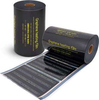 OEM Kit De L&aacute;mina Calefactora Infrarroja De Grafeno Cronos 220w/m2 50cm - 7m2 + Termostato Ac605h-wifi Blanco