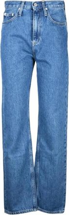 Calvin Klein Jeans jeans - Dames - Flared Jeans - Blauw - W26 - Katoen - Jeans