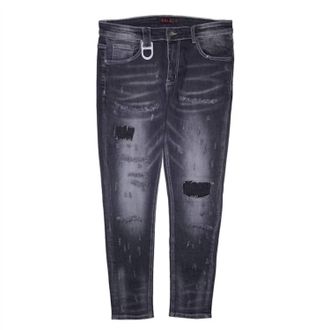 Gala Mens Warner Denim Jean In Black Washed