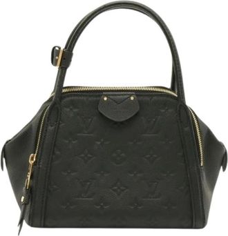 Louis Vuitton Pre-owned Handbag - Dames - Vintage Handtas - Zwart - ONE Size - Leer - Vintage