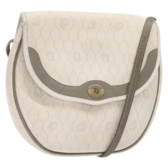 Dior Pre-owned Cross Body Bags, female, White, Size: ONE SIZE Pre-owned Vintage Shoulder Bag