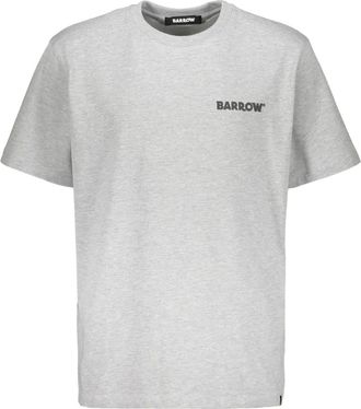 Barrow logo-detail short-sleeve T-shirt - unisex - Cotton/Polyester - S - Grey