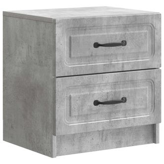 vidaXL Armario De Noche Con Caj&oacute;n Gris Hormig&oacute;n 43 X 34,5 X 44,5 Cm Vidaxl