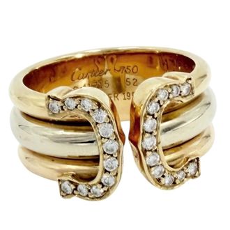 Cartier Pink Gold (18K) White Gold (18K) Band Ring (Pre-Owned)