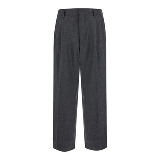 Nn.07 Pantalones de Pinzas con Dobladillo Ancho - Trousers - Hombre - Gris - W30