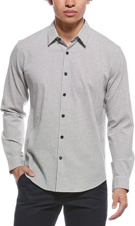 Theory Rammy Micro Grid Shirt