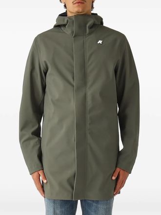 K-Way zip-fastening coat - men - Nylon - M - Green