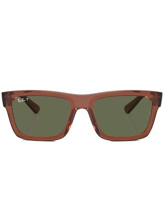 Ray-Ban Occhiali da sole Warren Bio-Based squadrati - Marrone