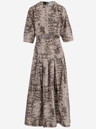 Pinko Pinko katoenen jurk met dierenprint
