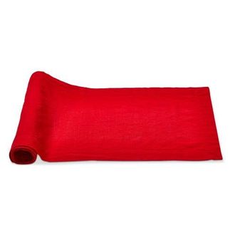 Tag Cotton Slub Runner in Red at Nordstrom