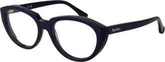 Max Mara Blauwe Dames Optische Monturen- Elegante Stijl - Dames - Brillen - Blauw - ONE Size - Accessoires