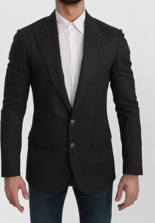 Dolce & Gabbana cashmere slim-fit blazer