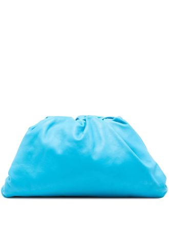 Bottega Veneta 2012-2025 Lambskin The Pouch clutch bag - Blue