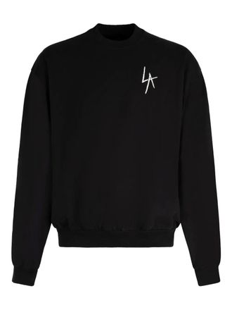 Local Authority crew-neck long-sleeve sweatshirt - Black