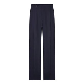 Giorgio Armani Pantaloni a gamba larga - - Trousers - Uomo - Blu - L
