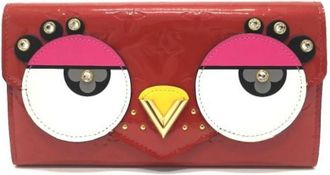 Louis Vuitton Pre-owned Vintage Canvas Portemonnee - Dames - Vintage Accessoires - Rood - ONE Size - Vintage