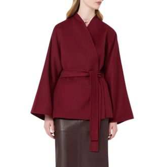 Max Mara Dames, Mantels, Rood, Maat: S Zijde