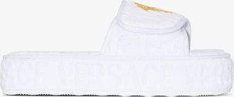 Versace Medusa Platform Slippers - Unisex - Fabric