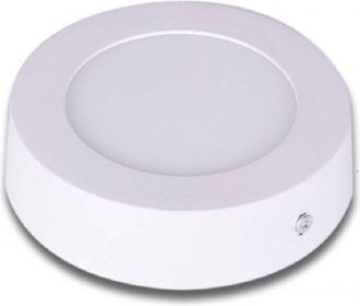 Trade Shop Trade Shop Traesio - Trade Shop - Led Plafoniera 6w Tondo Pvc Luz Caldo Natural P120b-t