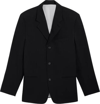 Proenza Schouler James button jacket - men - Virgin Wool/Polyamide - 44 - Black