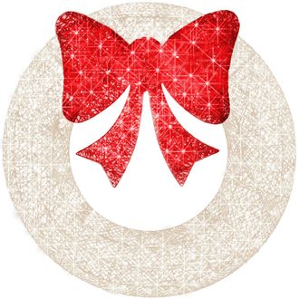Best Choice Products 48in Pre-Lit Outdoor Christmas Wreath, LED Metal Holiday D&eacute;cor w/ 140 Lights, Bow