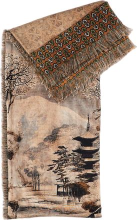 Pierre-Louis Mascia Multicolour Scarf With Pattern And Soft Fabric