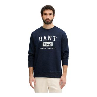 GANT Hombre, Sudaderas, Azul, Talla: 3XL