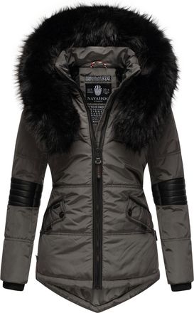 Navahoo Dames Winterjas Nirvana - Warm, Met Luxe Bontkraag & Teddyvoering